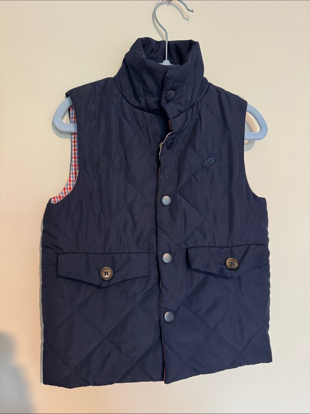 TBBC Vaughn Vest Kids Quilted Navy Boys 2T Outerwear Vest